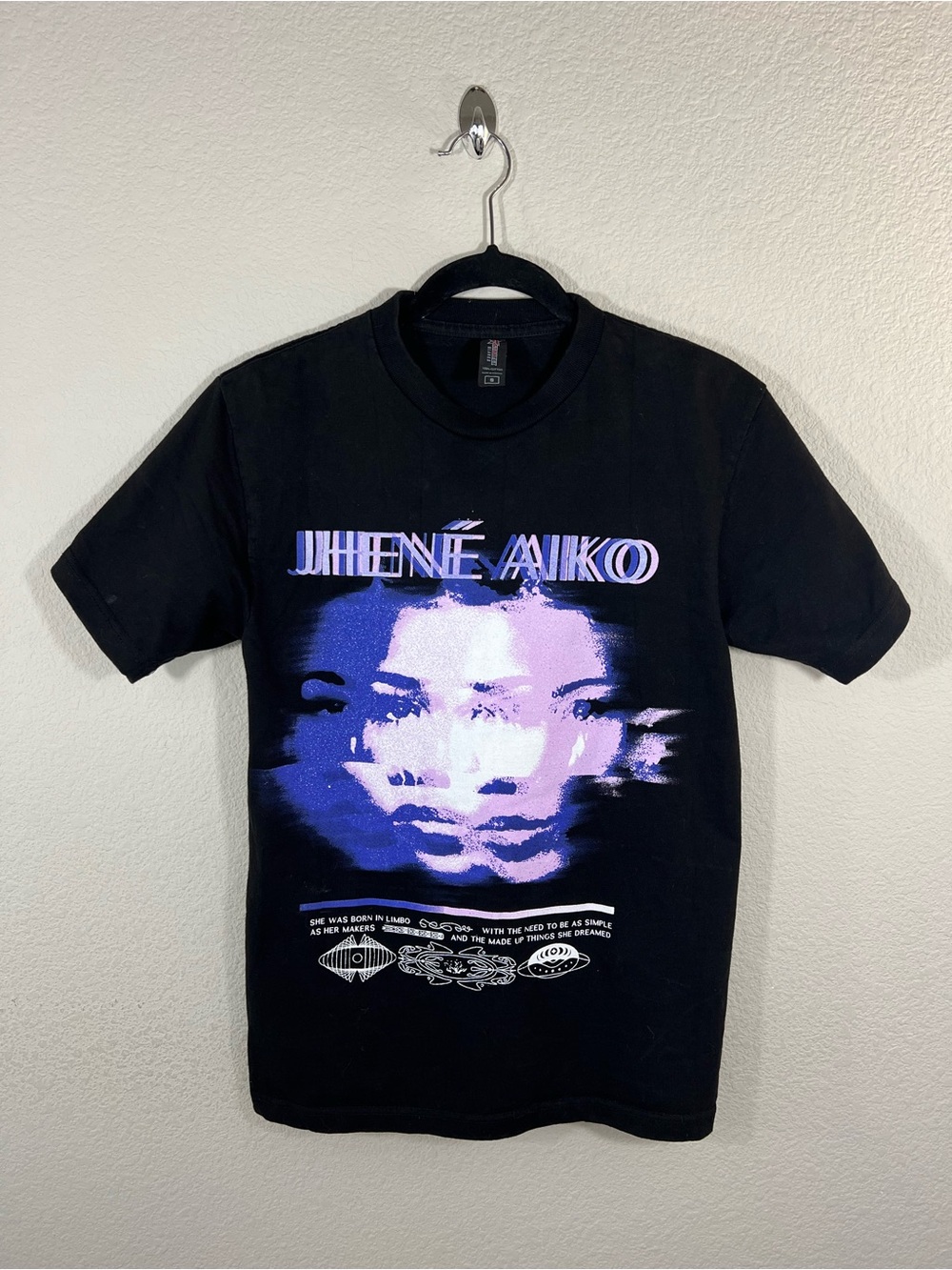 Official Jhené Aiko Coachella 2024 Black Graphic T-Shirt